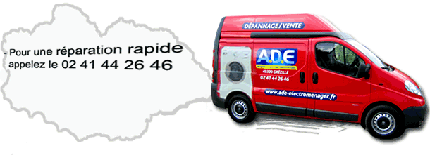 Assistance d�pannage �lectrom�nager en Maine et loire(49): Saumur, Angers, Thouarc�, Gr�zill�, Dou� la Fontaine,...