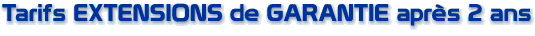 Tarifs des extensions de garantie des appareils �lectrom�nager vendus par Assistance D�pannage Electrom�nager dans le Maine et Loire 49